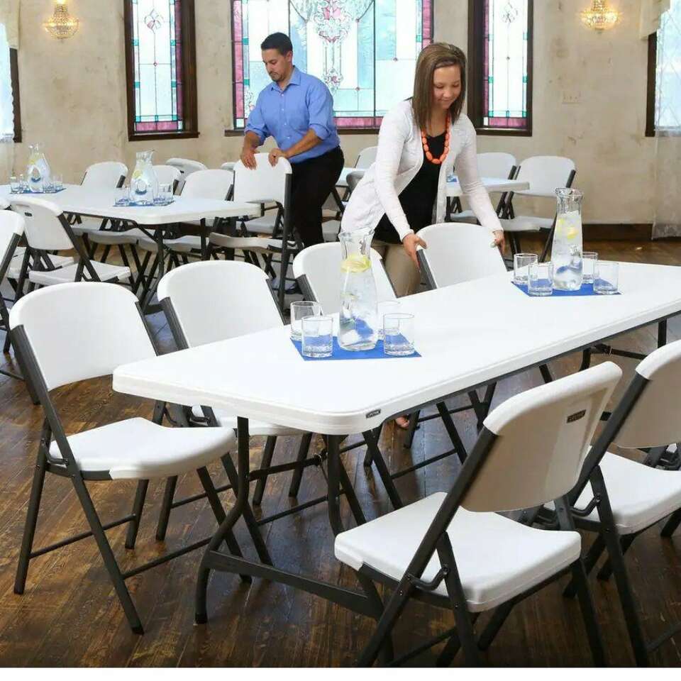 LIFETIME CHAIRS AND TABLES FOR RENT