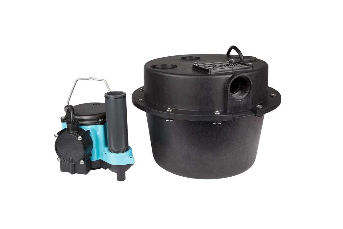 Little Giant WRSC-6 Compact Drainosaur Tank and Sump Pump Combination System