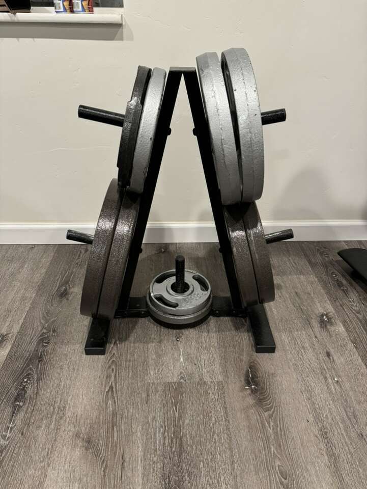 200 Lbs Olympic Weight Plates… Fitness Equipment