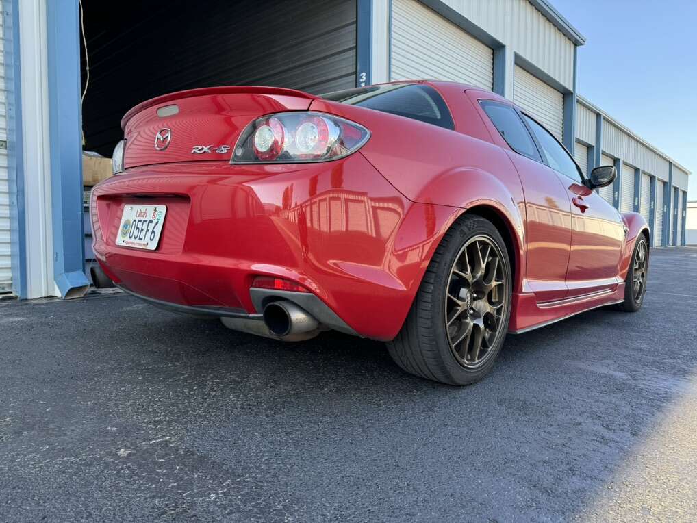 Racing Beat REV8 catback exhaust for RX-8