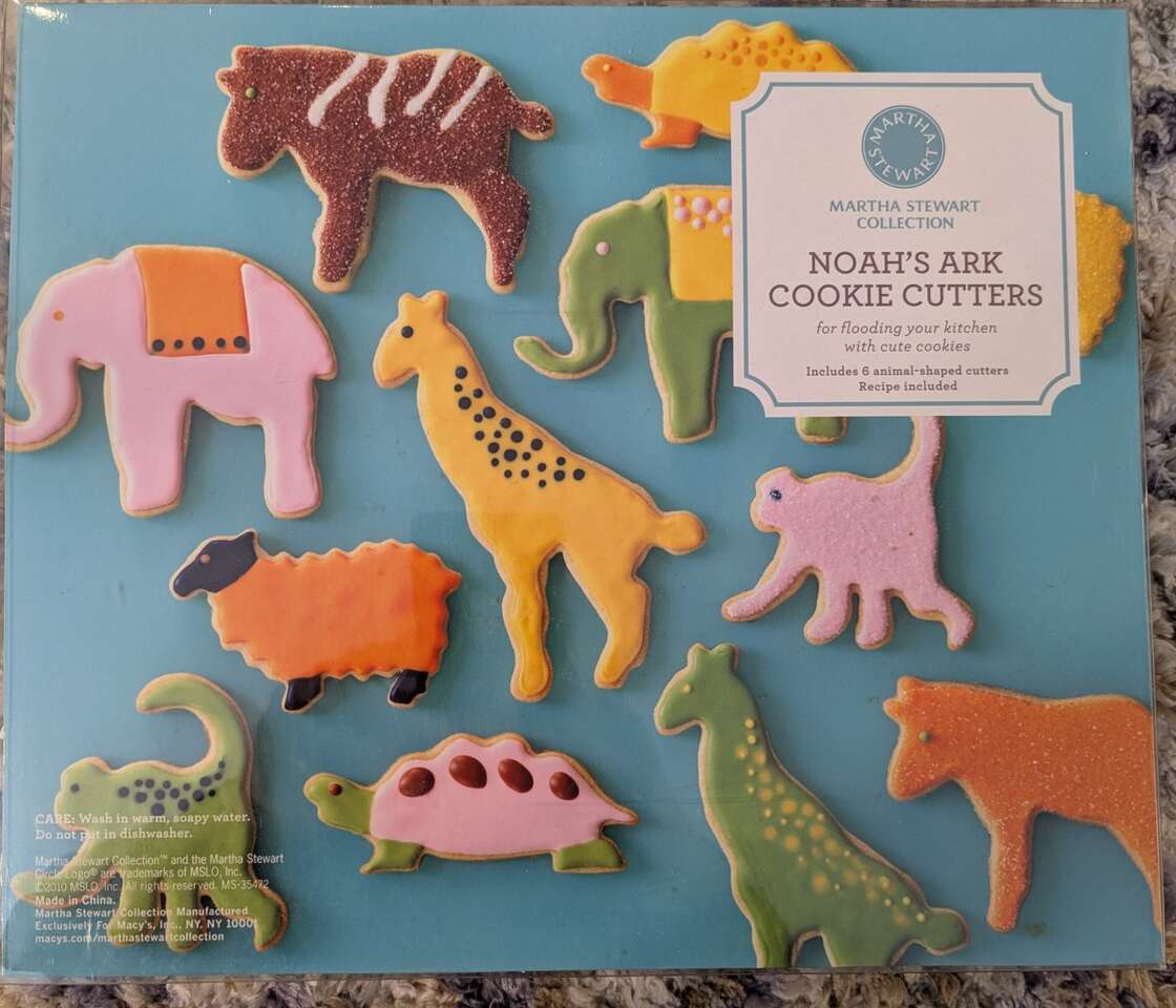 Noah's Ark Cookie Cutters
