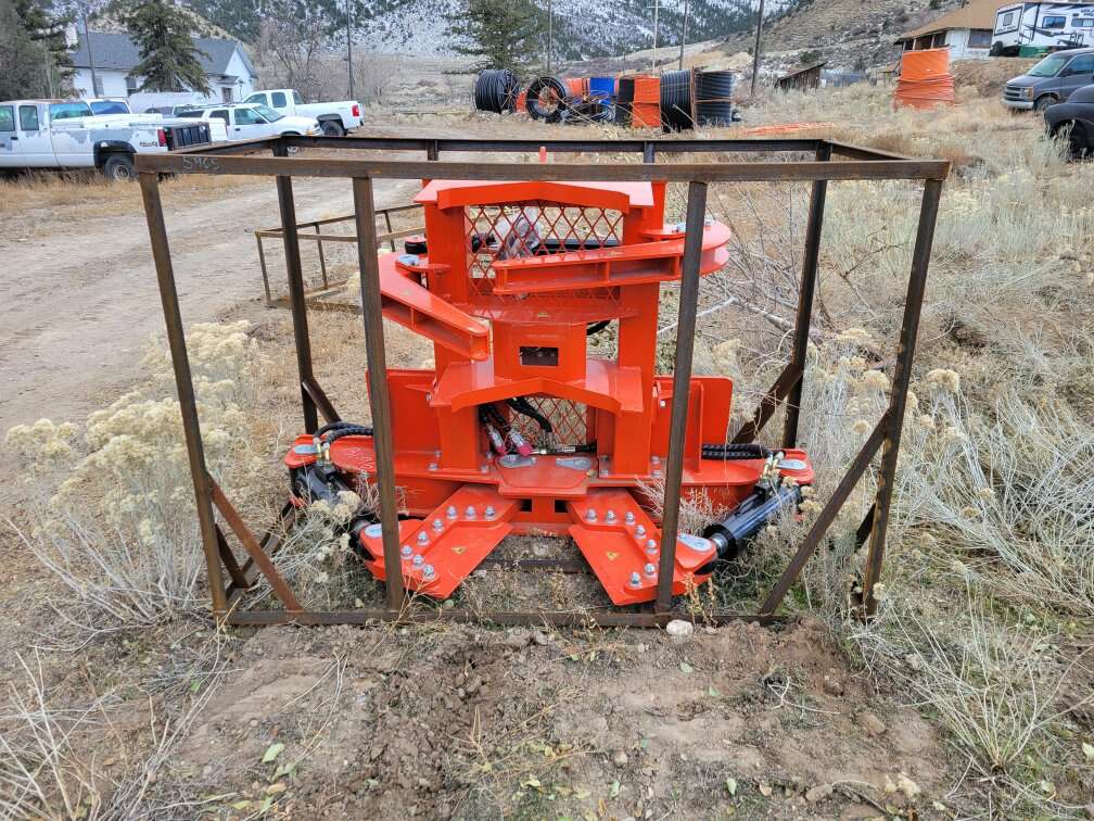 Brand NEW Topcat tree sheer skid steer attachment