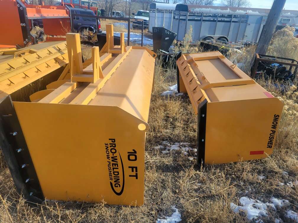 NEW 6'8'10'12' skid steer snow pusher plow blade