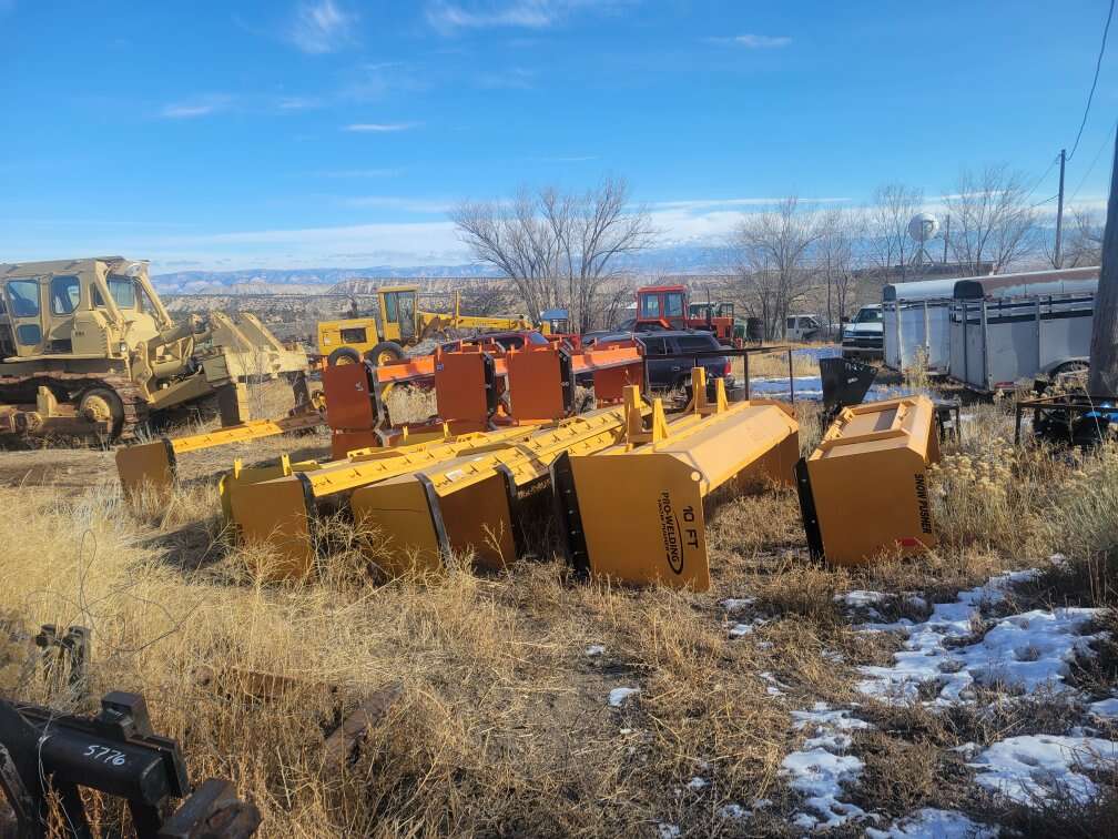 NEW 6'8'10'12' skid steer snow pusher plow blade