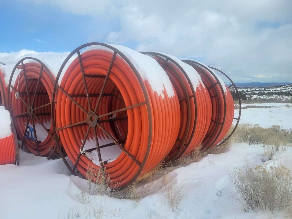 1.25", 3" & 4" HDPE poly pipe and conduit for sale