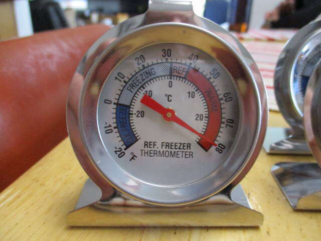 4 pack   fridgerator freezer thermometers