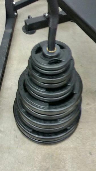 275# Olympic Rubber Grip Set (Brand New)*