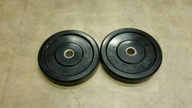 45 LB. Bumper Plates Only $130.50/PAIR!!! *BPSR*