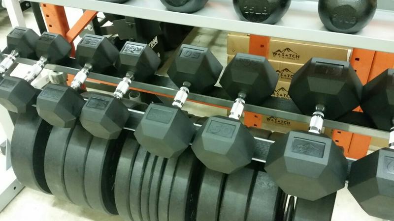 HIIT Inspired Rubber Hex Dumbbell Set *DBX*
