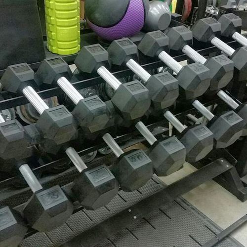 Used Dumbbell Set With Rack For Sale 10-50# Dumbbell Set *Rack