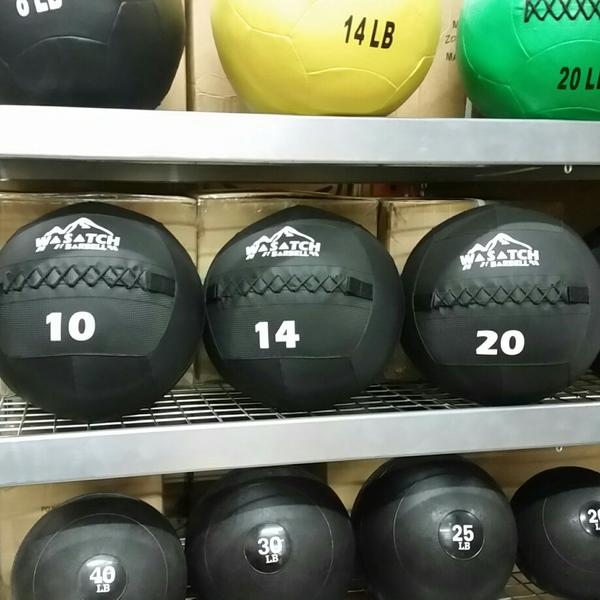 Wasatch Pro Wall Ball Set 10-14-20 LB. New!