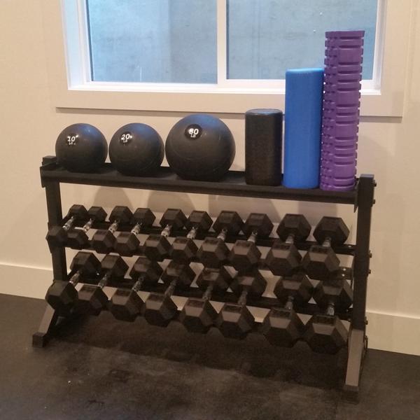 Dumbbell / Kettlebell / Slam Ball Storage Options