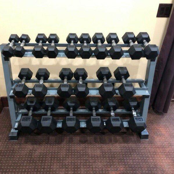 10-50# Dumbbells or Dumbbells/Rack/Bench Package