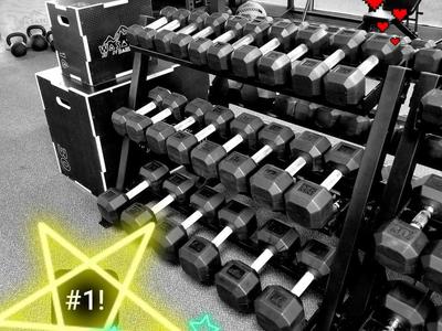 10-50# + 7.5-17.5# Dumbbell Set! Rubber Super Hex