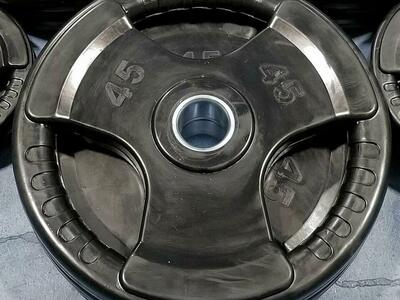 45# Rubber Olympic Grip Plates *OPR 90*