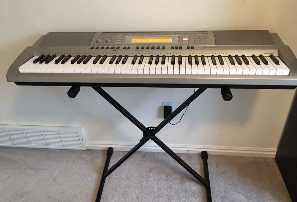 Casio 76 Key Work Station, Piano Touch Keys.