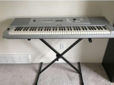 Yamaha Digital Piano, Keyboard Stand & Adapter
