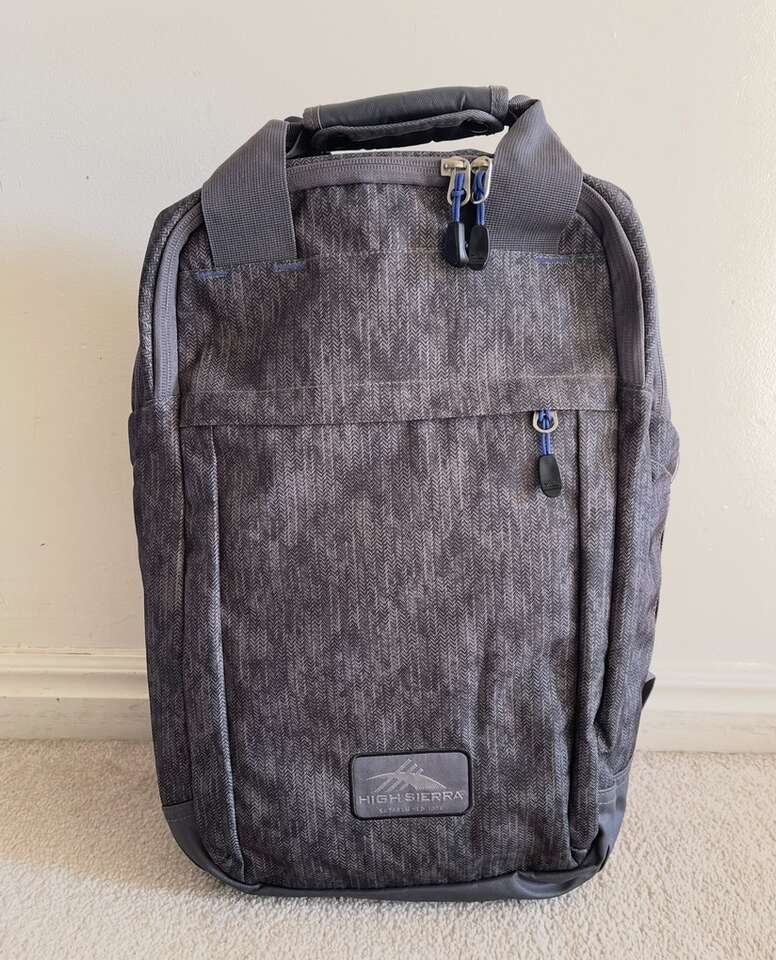 Gray High Sierra Laptop Backpack