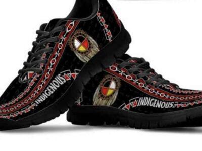 New Indigenous Feather Native American Comfy Shoes