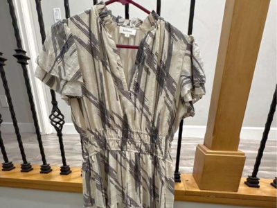 bohme Mikaela Abstract Midi Dress women’s size Medium $60 cash/venmo in Draper