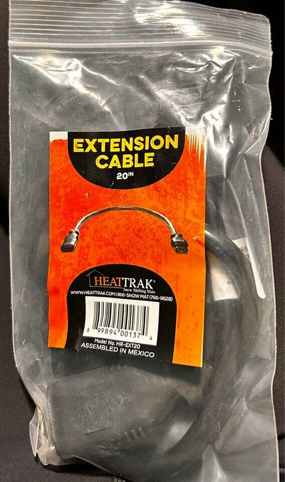 Brand new in Package HEATTRAK Extension Cable 20 inch model HR-EXT20 $5 cash/Venmo