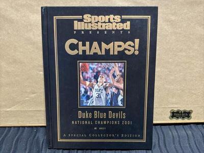 Sports Illustrated presents CHAMPS! Duke Blue Devils National Champonship 2001 collector's book $15 cash/venmo in Draper