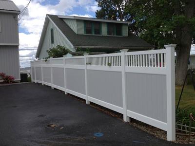 BEAUTIFUL VINYL FENCE AND INSTALLATION