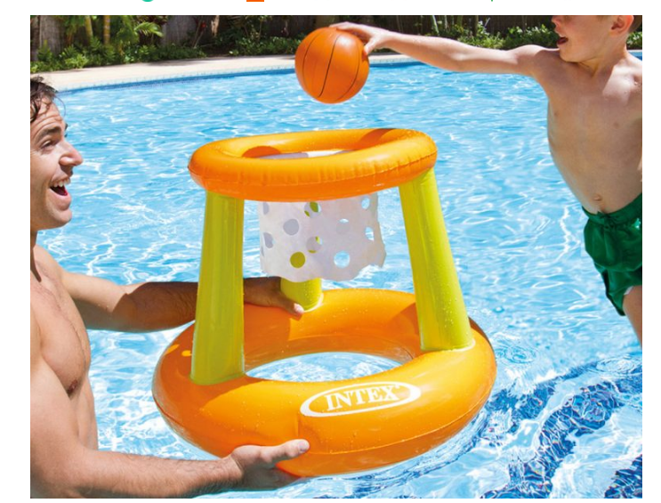 Inflatable Floating Basketball Hoop