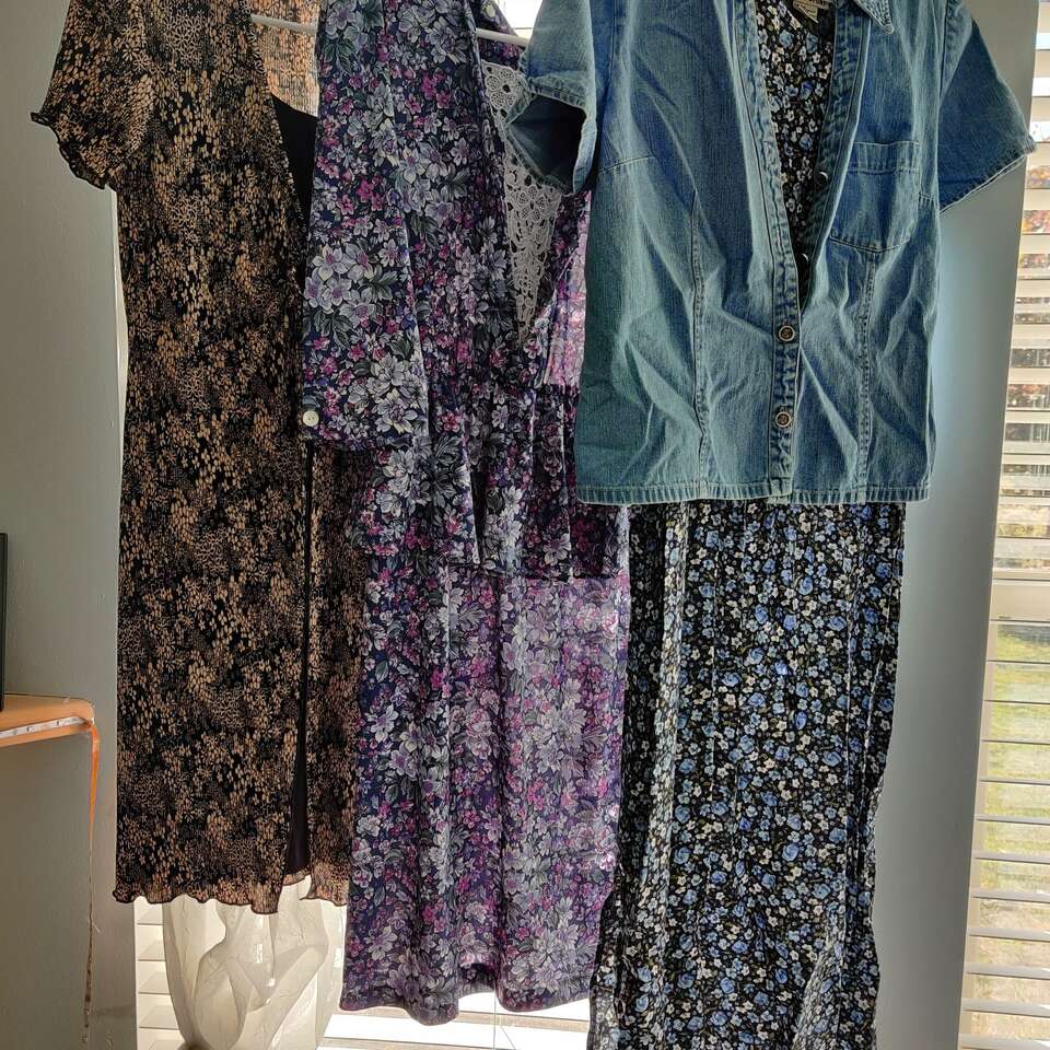 Three size 12 dresses