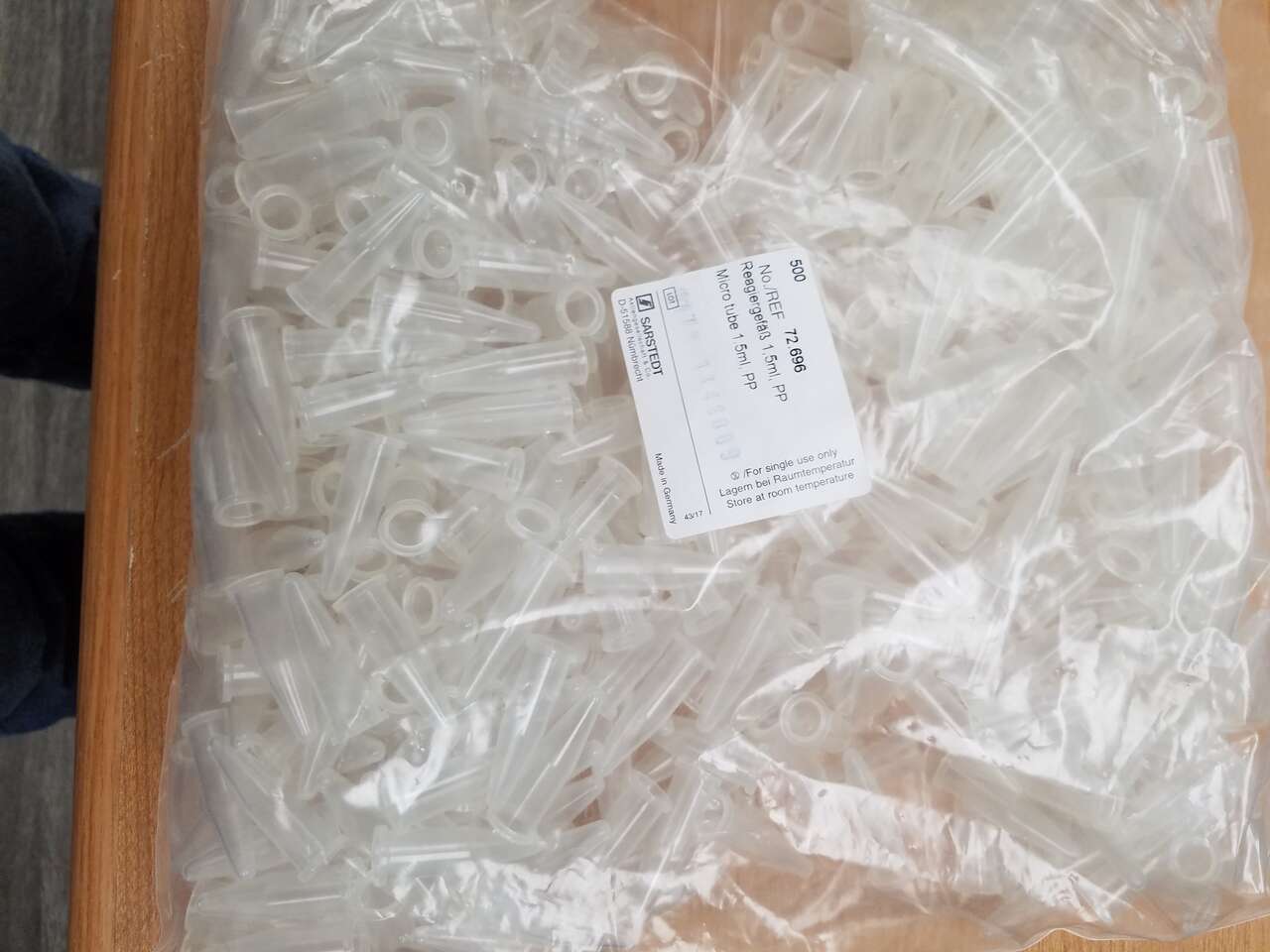 Sarstedt Capless Microcentrifuge Tubes