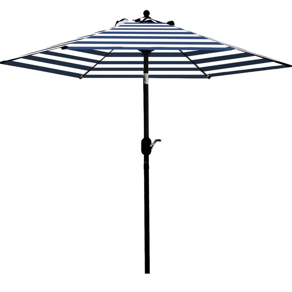 Sunnyglade Umbrella white and navy blue