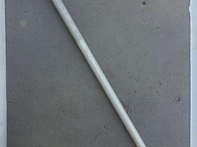 Square head machine bolt with nut