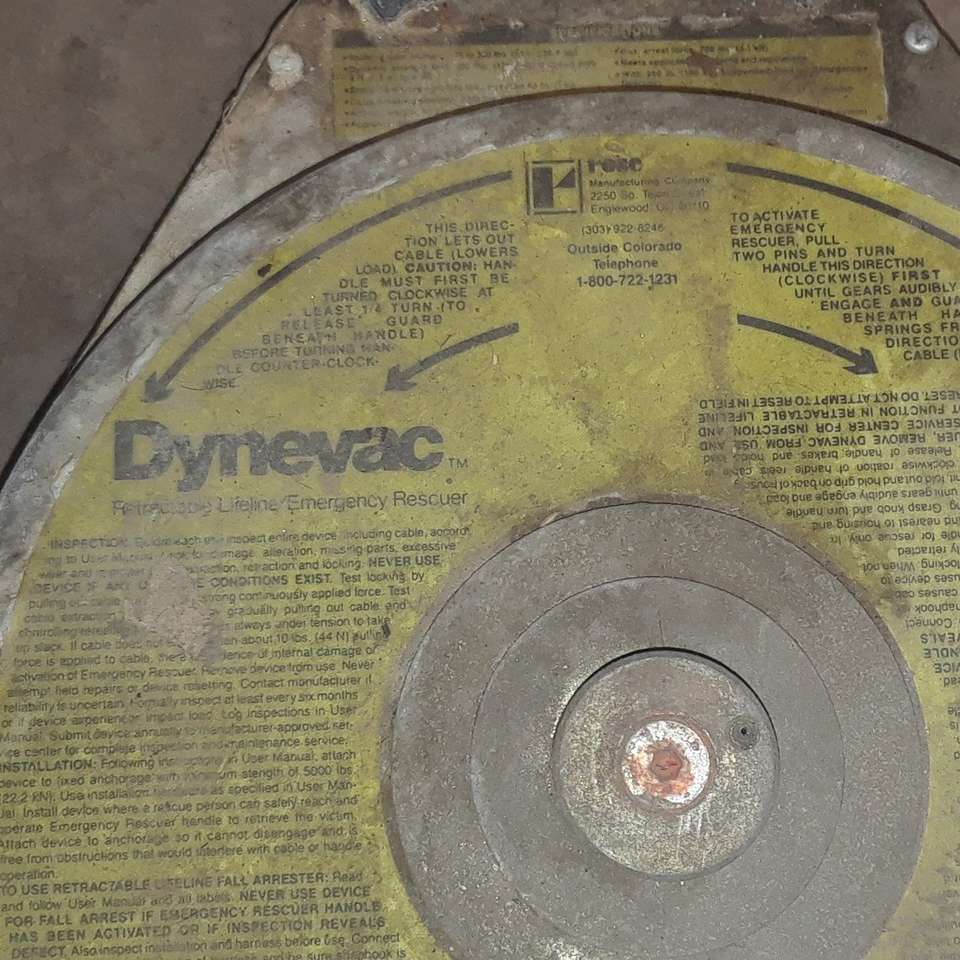 DYNEVAC RESCUE LIFT LINE 50 FT.