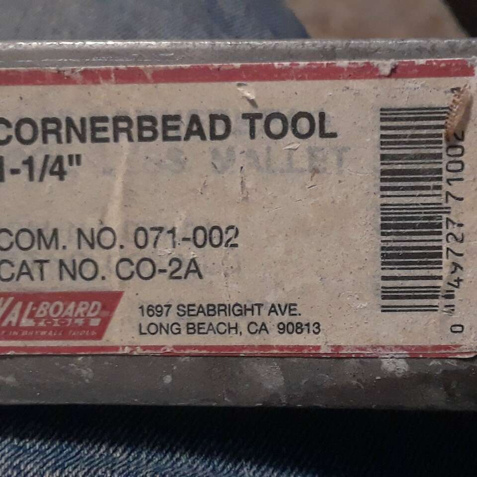 Wallboard cornerbeadtool