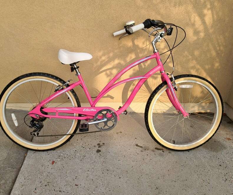 Pink electra beach online cruiser