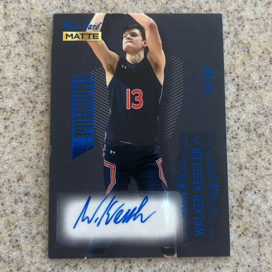 Walker Kessler 2022 Wild Card Auto RC #d 99/100