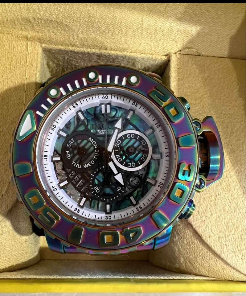 Invicta Sea Hunter Diver Watch HUGE 58mm Dial