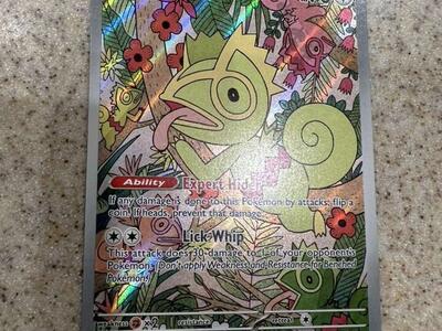 Kecleon Illustration Rare Pokeon Surging Sparks
