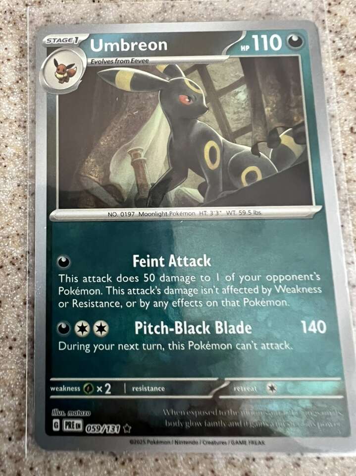 Umbreon POKEBALL Reverse Holo Prismatic Evolutions