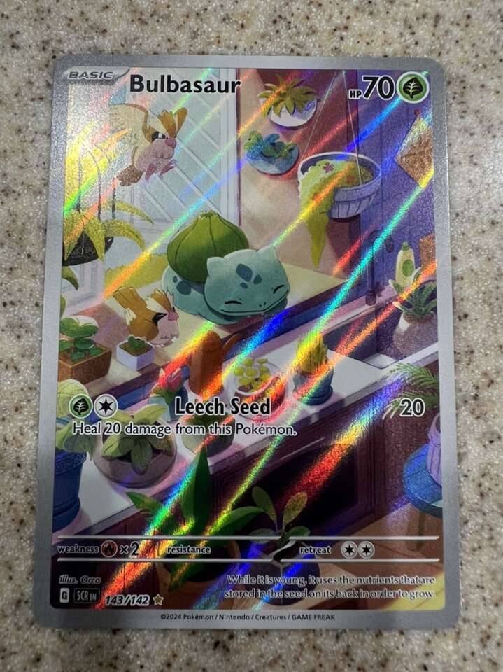Bulbasaur Special Illustration Rare Pokemon
