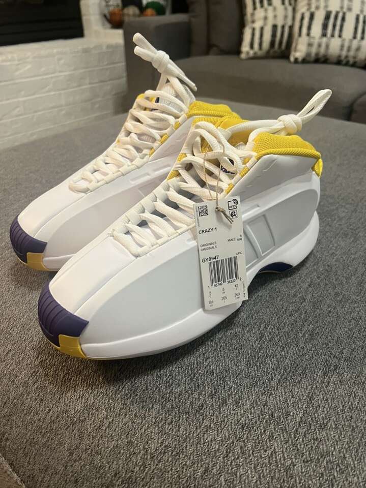 Adidas Crazy 1 Retro Kobe Size 8.5 (NEW)