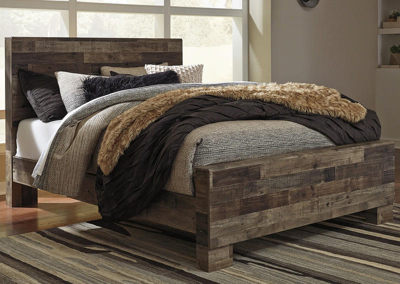 Queen Derekson Bed Frame - Single Item - Bedroom Furniture - Action Home Furniture