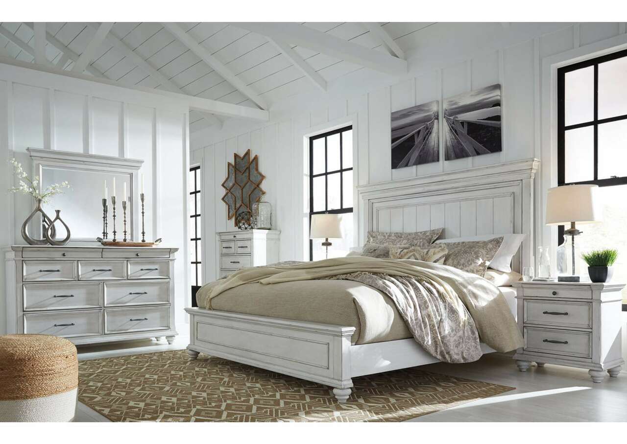 Kanwyn King Panel Bed, King, King Bed, King Bed Frame, Bed, Bed Frame, Headboard