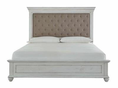 Kanwyn Queen Upholstered Panel Bed - Single Item - Bedroom Furniture - Action Home Furniture