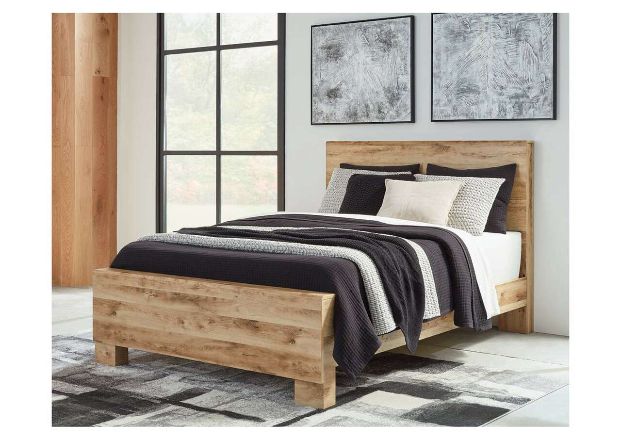 Hyanna King Panel Bed Frame - Bedroom Furniture - Action Home Furniture