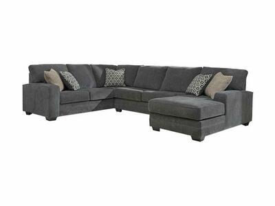 Tracling 3pc RAF Sectional Sofa with Chaise - Living Room Furniture - Action Home Furniture