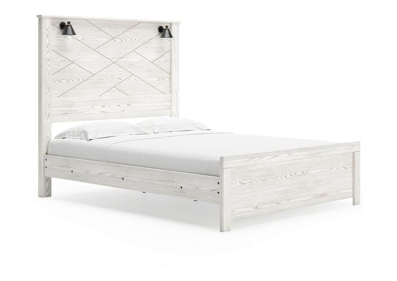 Gerridan Queen Panel Bed - Single Item - Bedroom Furniture - Action Home Furniture