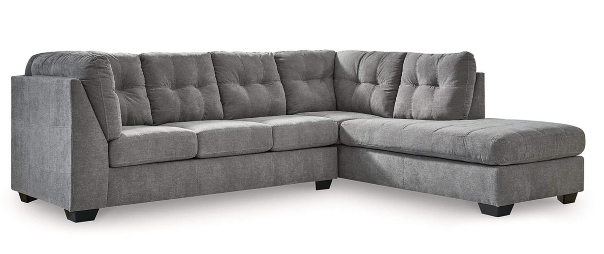 Marleton 2pc. Sectional Sofa with Chaise - Living Room Furniture - Action Home Furniture