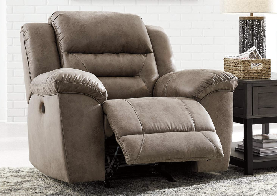 Stoneland Power Rocker Recliner Chair - Living Room Furniture - Action Home Furniture