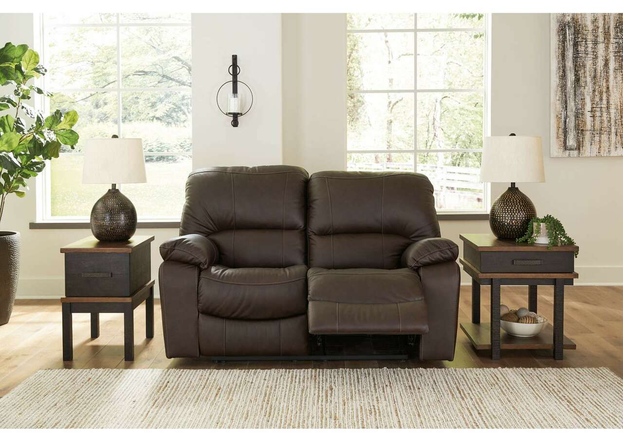 Leesworth Power Reclining Loveseat - Living Room Furniture - Action Home Furniture